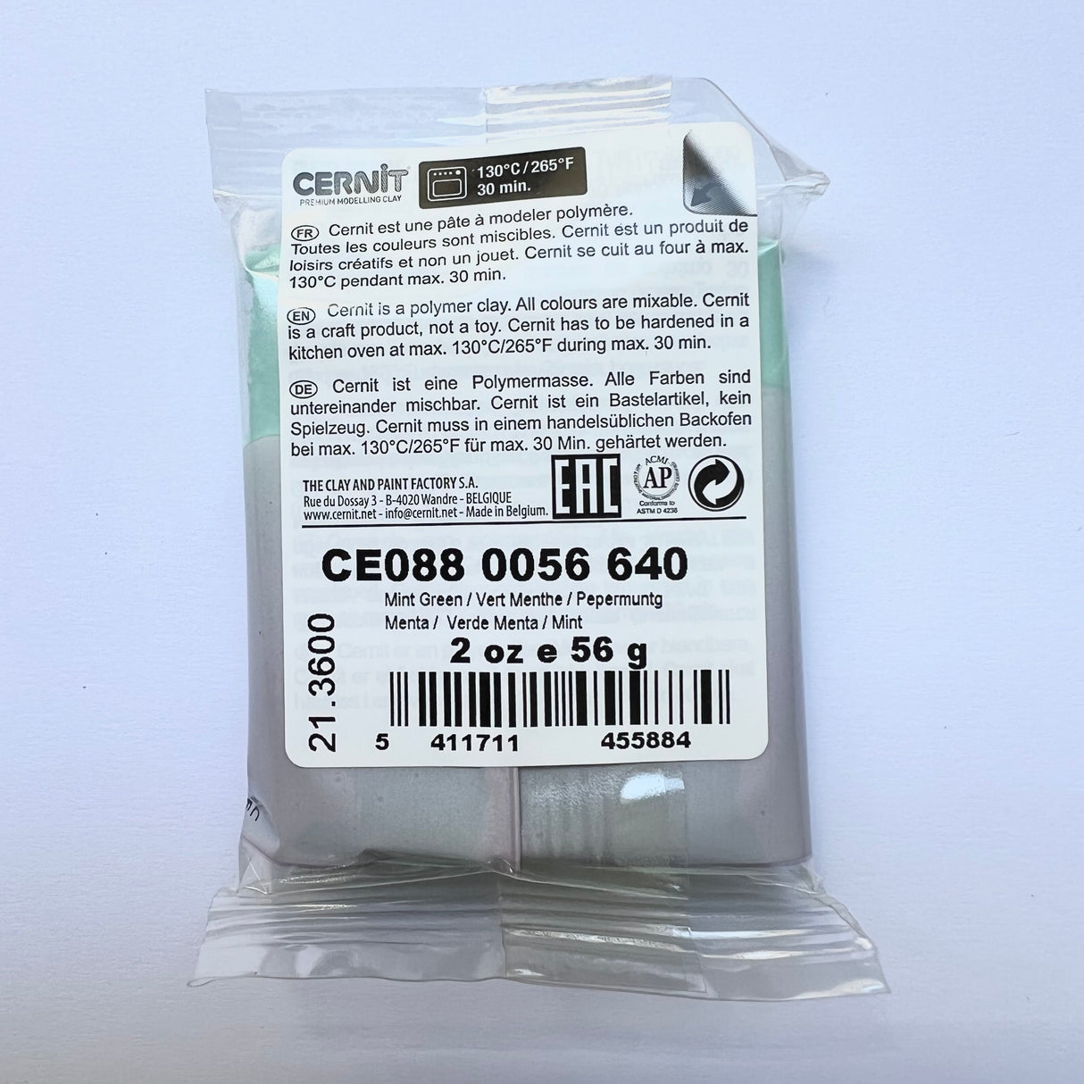 Cernit Opaline - Mint Green