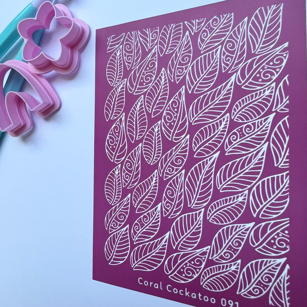 Flowing Leaves Silk Screen