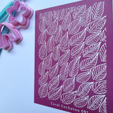 Flowing Leaves Silk Screen