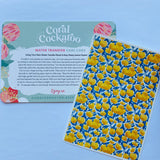 Yellow Meadow Flowers Waterslide Transfer Decal