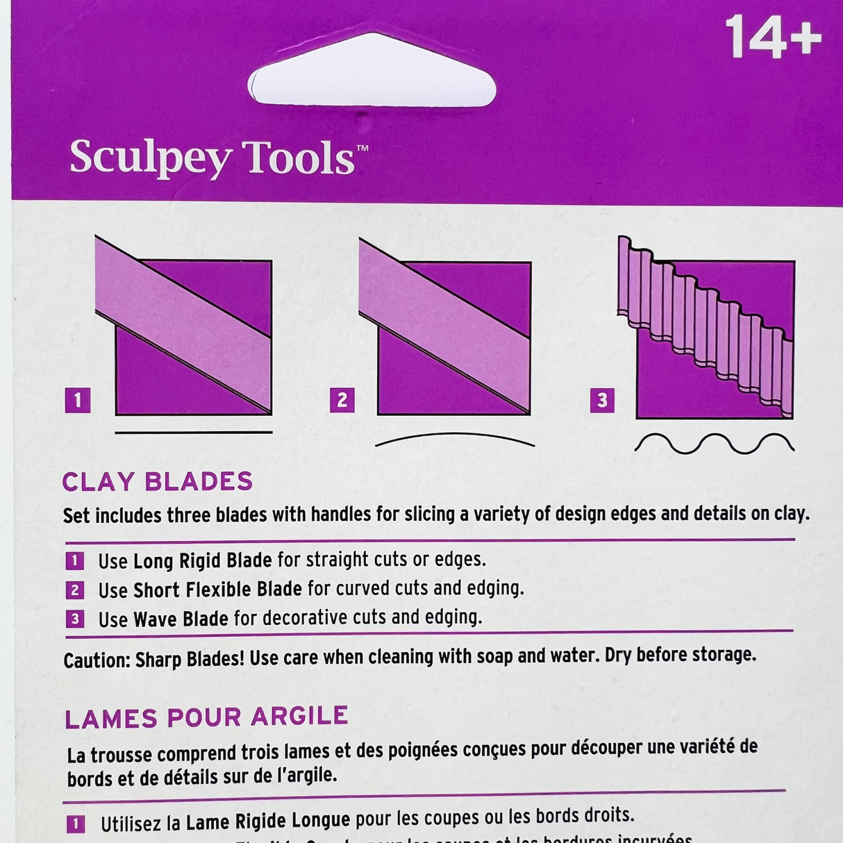 Sculpey Clay Blades - Set of Three