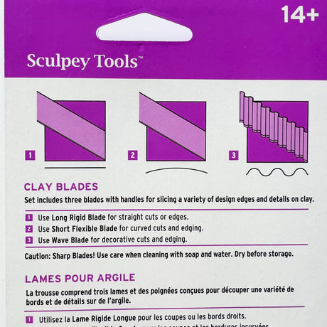 Sculpey Clay Blades - Set of Three