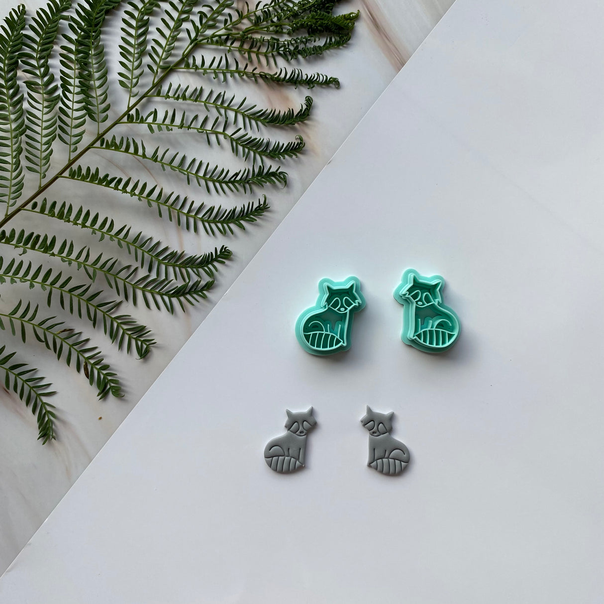 Raccoon Mirrored Cutter Set