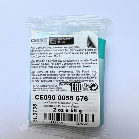 Cernit Number One - Turquoise Green