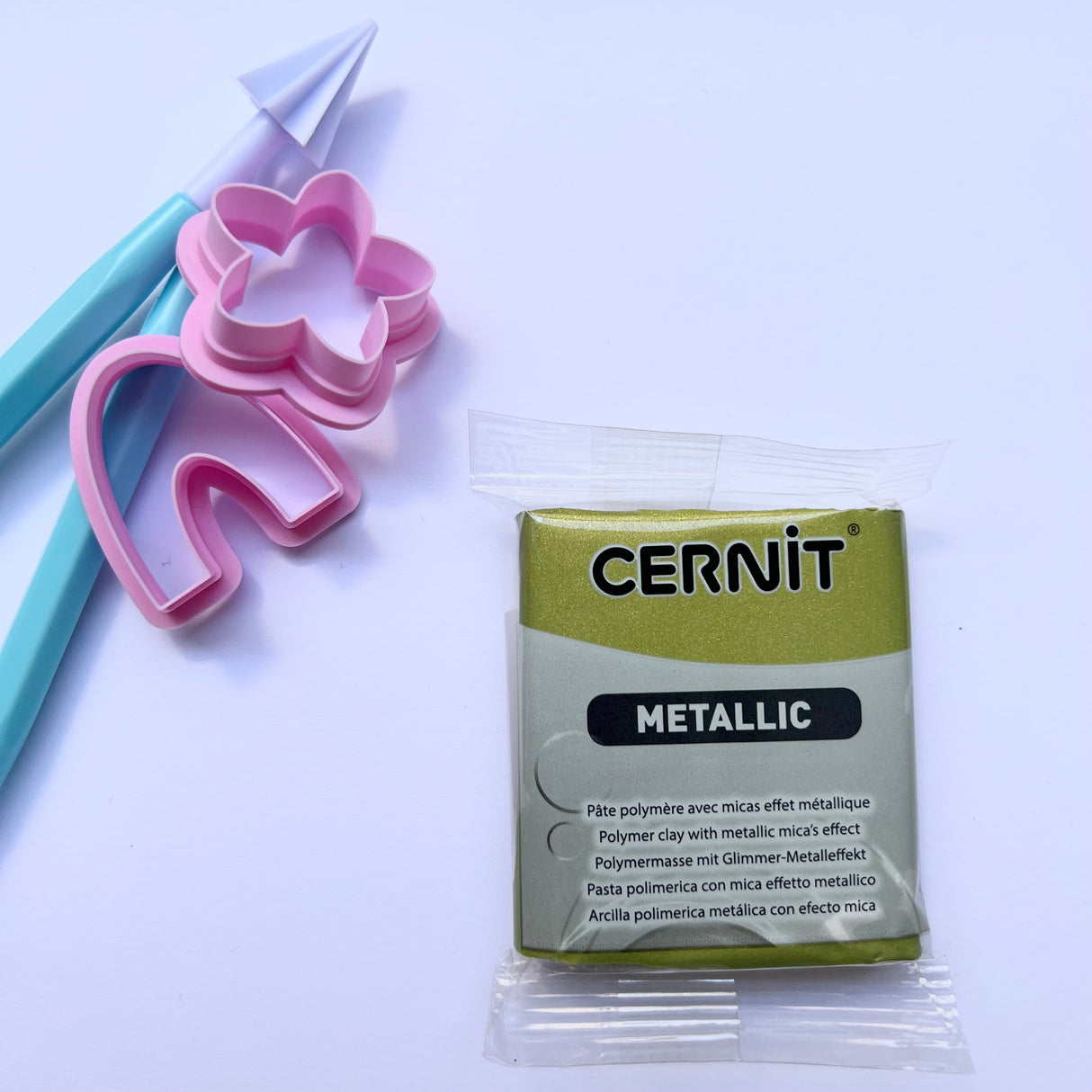 Cernit Metallic - Green Gold