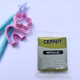 Cernit Metallic - Green Gold