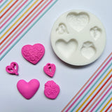 Hearts Silicone Mould