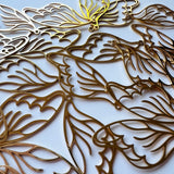 Butterfly Wing Charms - Gold Plated Stainless Steel - 10 pack