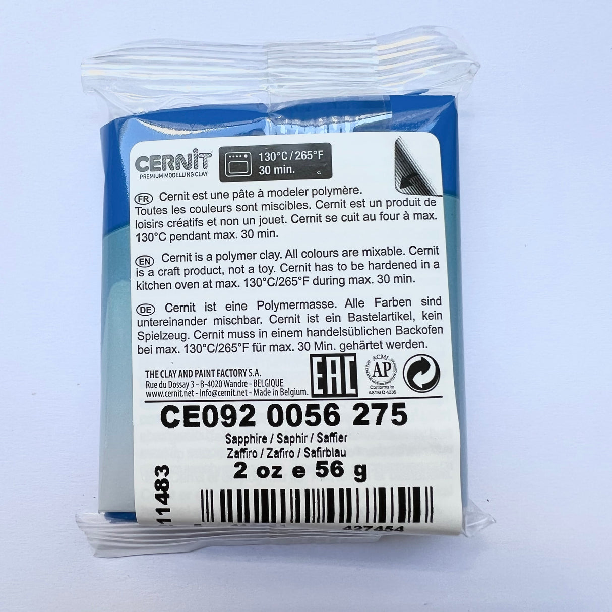 Cernit Translucent - Sapphire