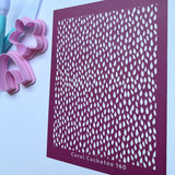 Falling Petals Silk Screen
