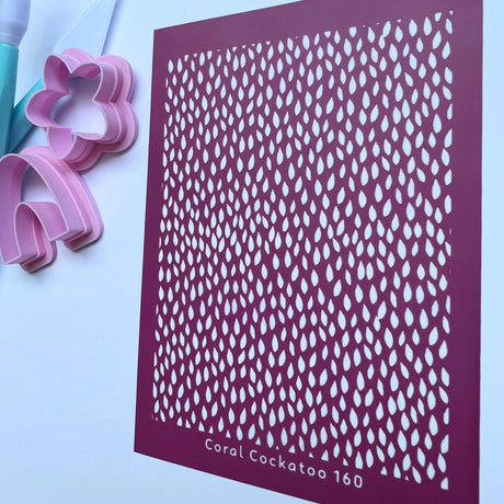 Falling Petals Silk Screen