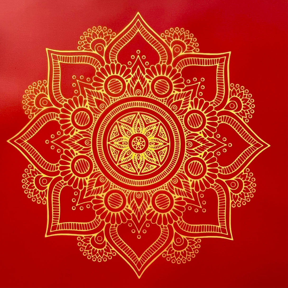Intricate Mandala Trinket Dish Silk Screen - 224