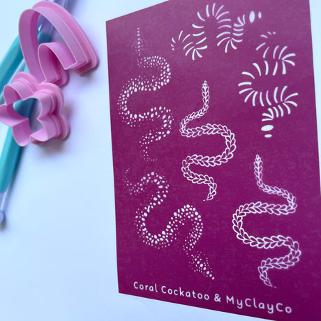 Patterned Snake Silk Screen