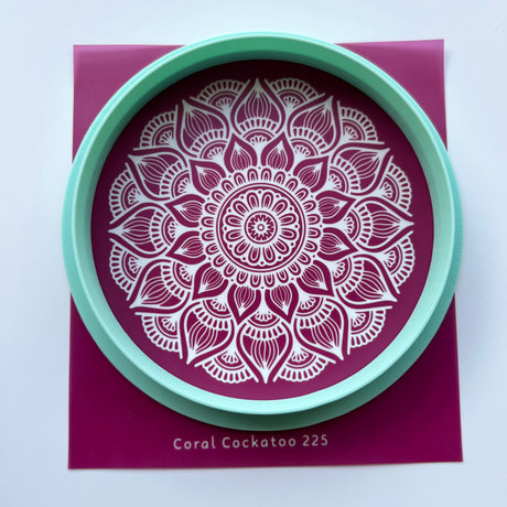 Mandala Trinket Dish Silk Screen