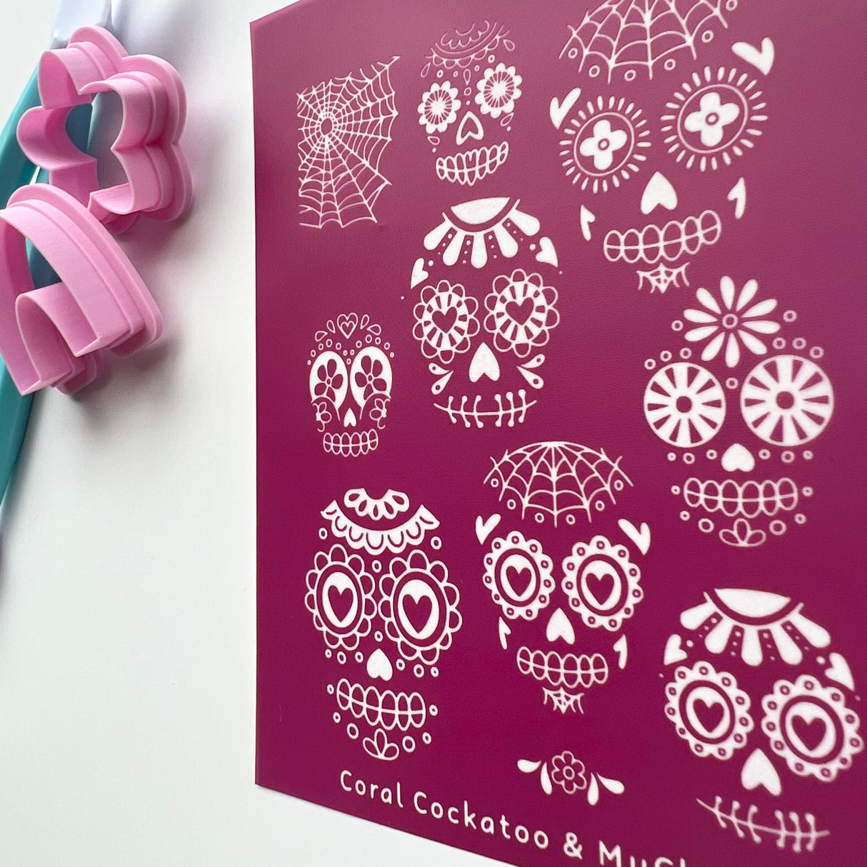 Sugar Skull Silk Screen