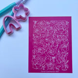 Roses Silk Screen 100