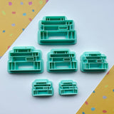 Stacked Books (horizontal) Cutter