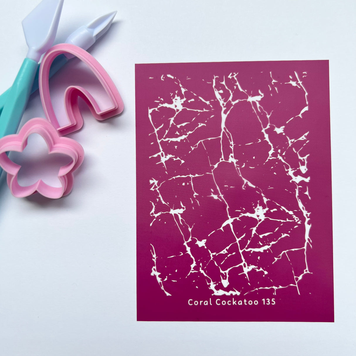 Marble Crackle Silk Screen