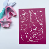 Marble Crackle Silk Screen