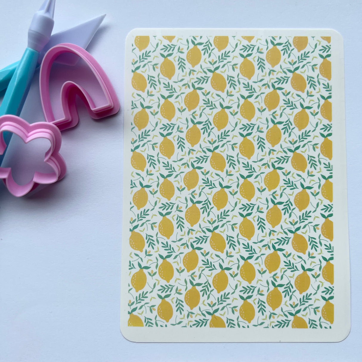 Summer Lemons Waterslide Transfer Decal