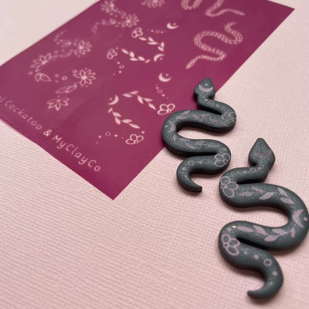 Floral Snake Silk Screen