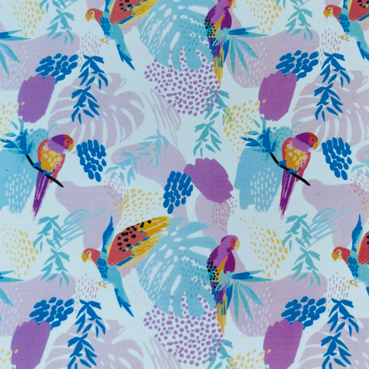 Watercolour Boho Parrots Waterslide Transfer Decal