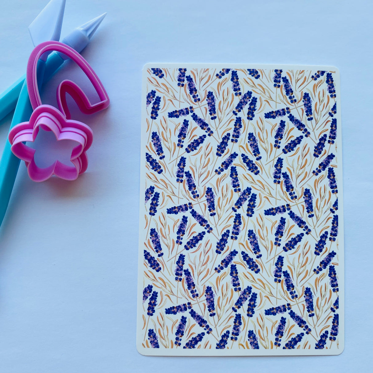 Pressed Lavender Waterslide Transfer Decal