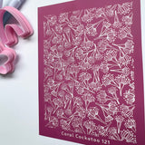Eucalyptus Blossoms Silk Screen