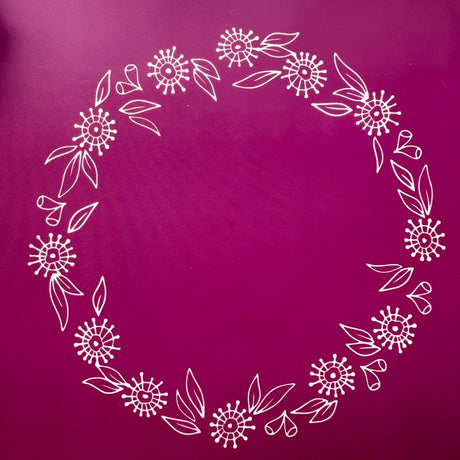 Eucalyptus Blossom and Gumnuts Trinket Dish Silk Screen 228
