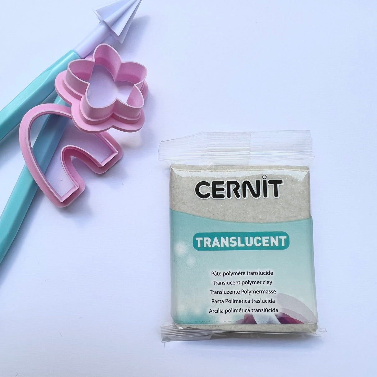 Cernit Translucent - Gold Glitter