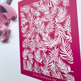 Jungle Palms Silk Screen