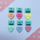 Candy Heart Stud Packs