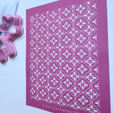 Floral Tiles Silk Screen 175