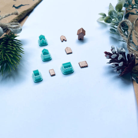 3D Gingerbread House Cutter Set
