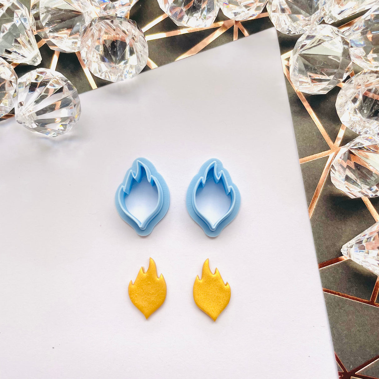 Flame Mirrored Cutter Set