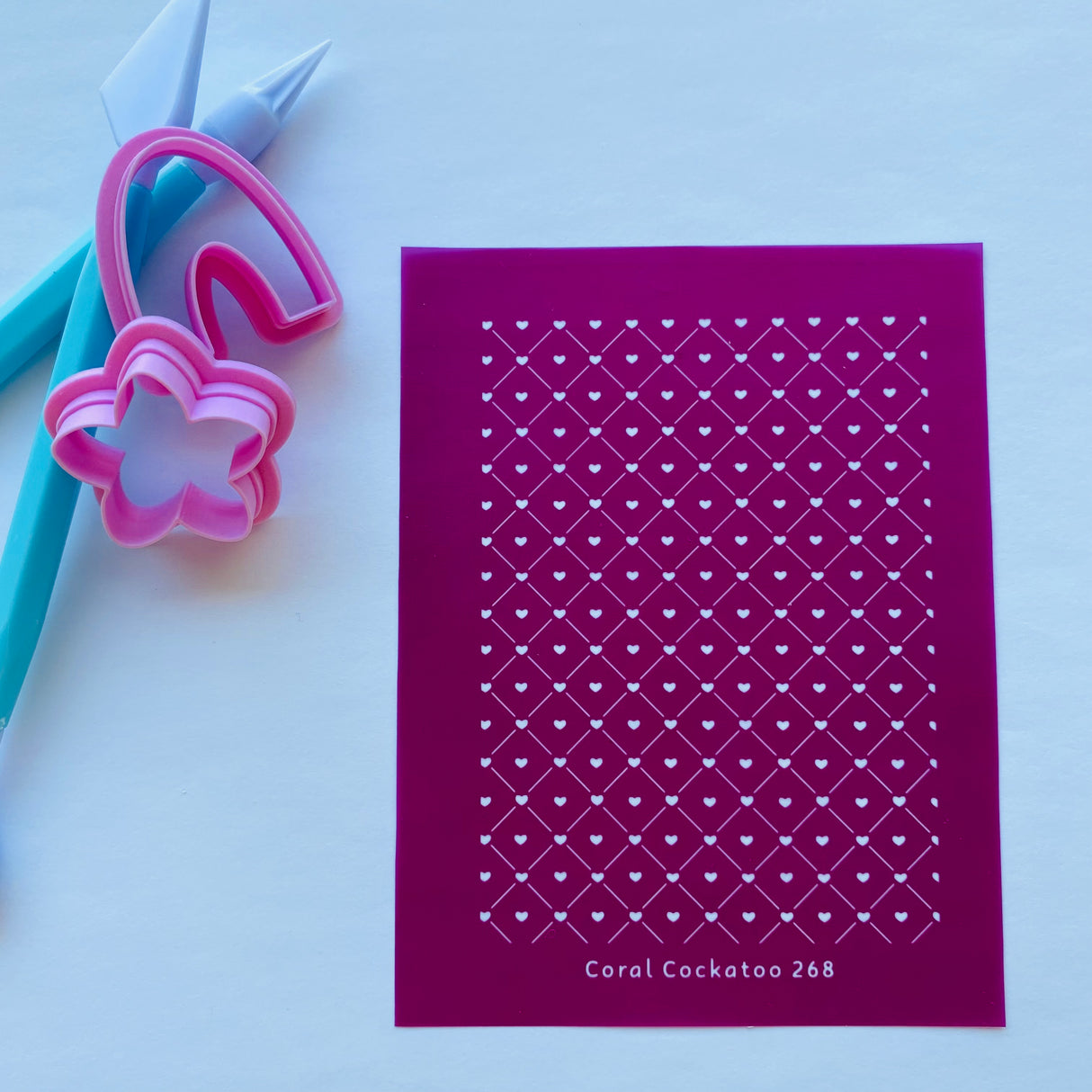 Love Heart Quilt Silk Screen