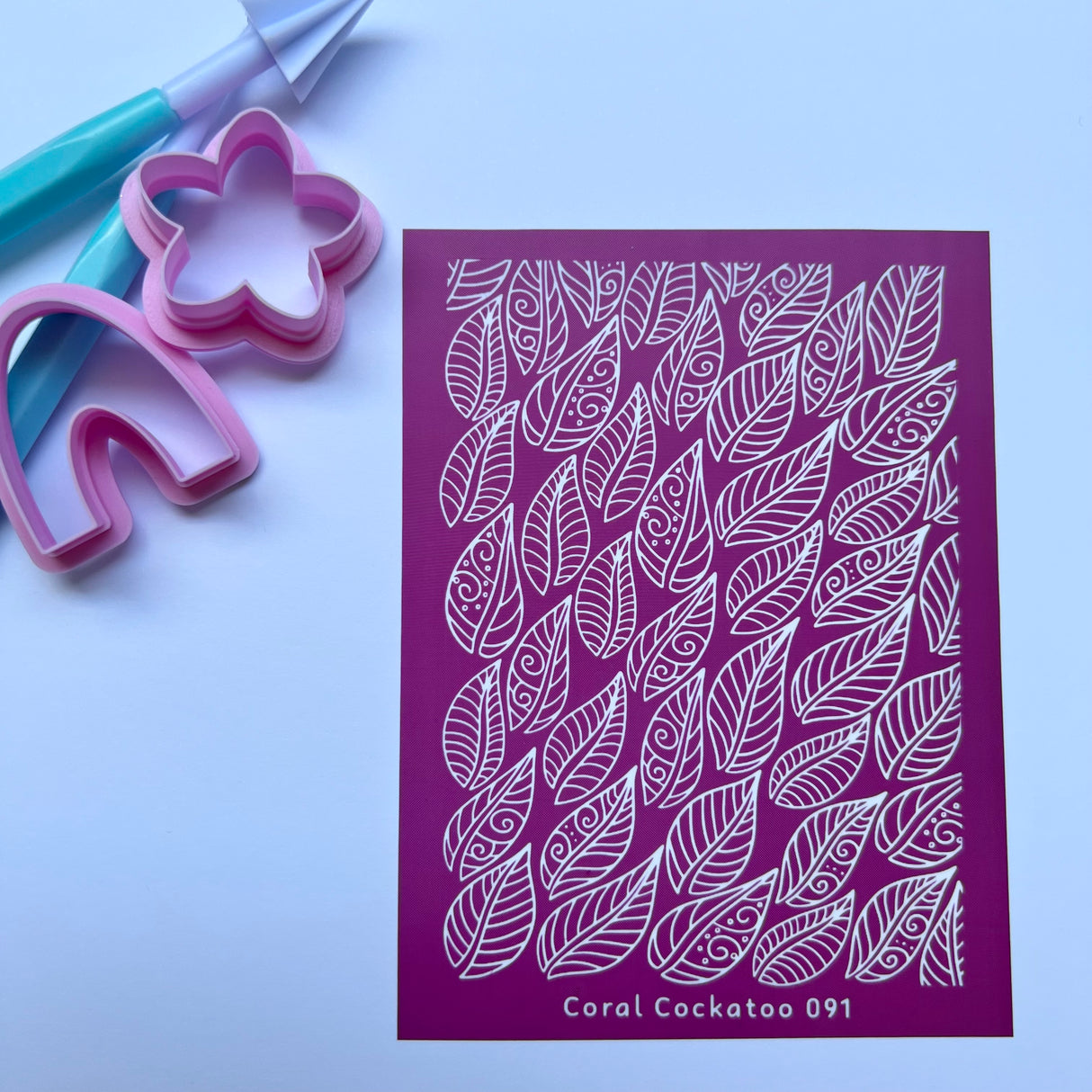 Flowing Leaves Silk Screen