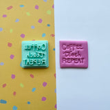 Coffee Teach Repeat Stamp