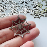 Cobweb Charms - Stainless Steel