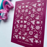 Gingerbread Cookies Silk Screen
