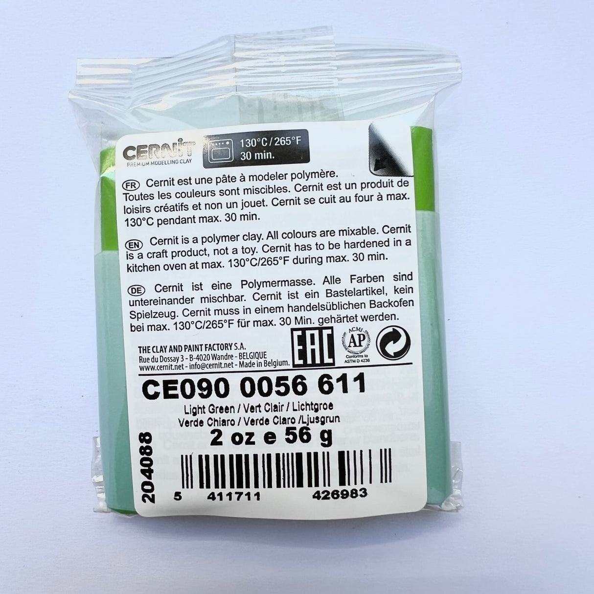 Cernit Number One - Light Green