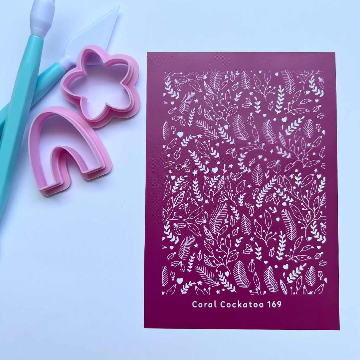 Christmas Flora Silk Screen