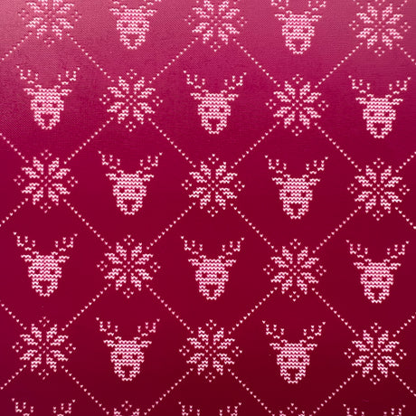 Knitted Reindeers Silk Screen