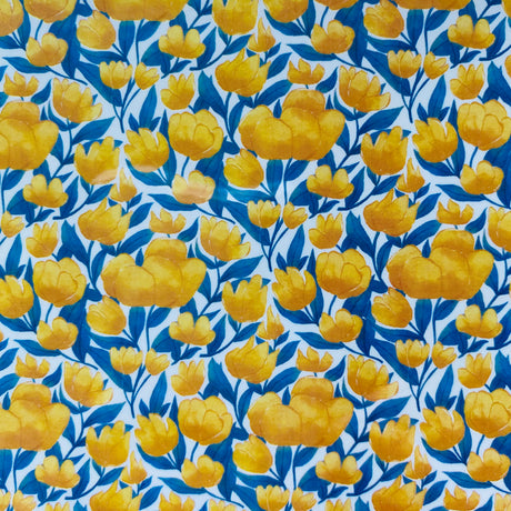 Yellow Meadow Flowers Waterslide Transfer Decal