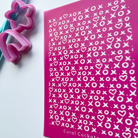 Kisses and Hugs Silk Screen