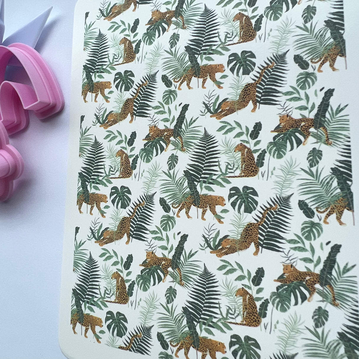 Jungle Leopards Waterslide Transfer Decal