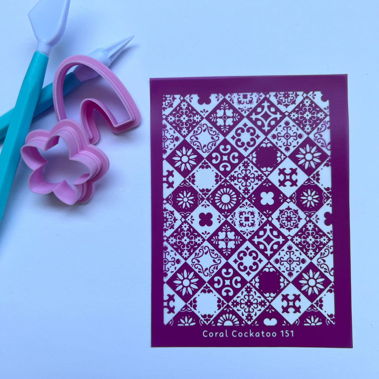 Fiona's Kitchen Tiles Silk Screen 151