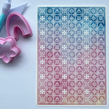 Watercolour Sunset Pink Mini Kitchen Tiles Waterslide Transfer Decal