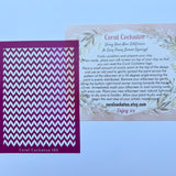 Chevron Zig Zags Silk Screen
