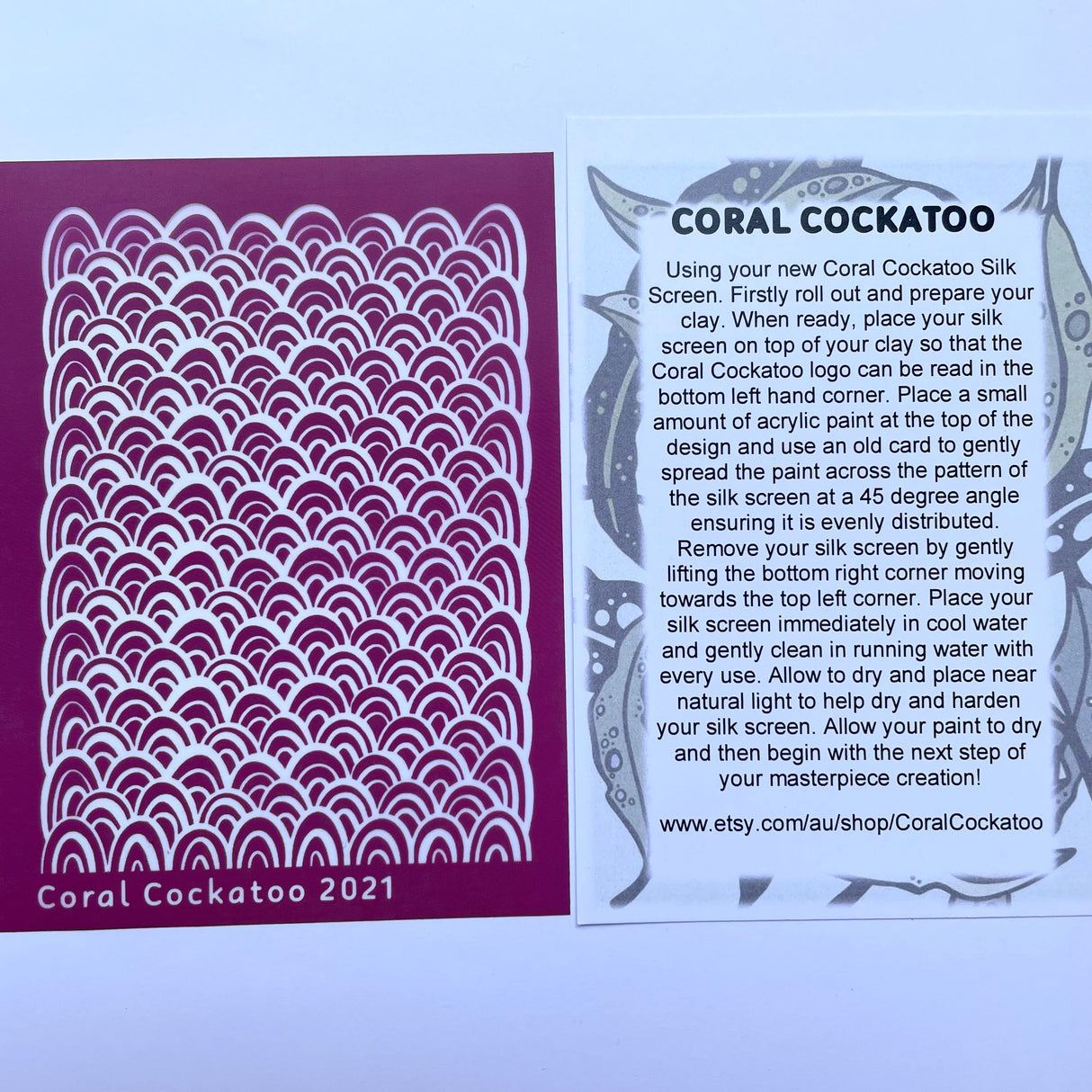 Mermaid Scales Silk Screen 020